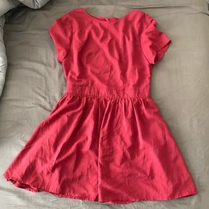 Tobi Red Cutout Back Dress
